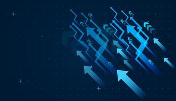 The glowing blue hues and geometric design give a futuristic feel, ideal for technology or innovation-related presentations. , illustration vector