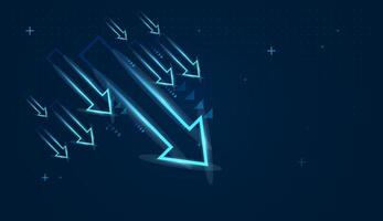 The bold blue arrow conveys optimism and achievement, modern flat icons, business infographics making it suitable for presentations, reports, or motivational content vector