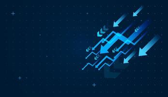 A groups of falling down arrow and Multiple falldown layered blue arrows represent momentum and progress, Group of blue arrows , illustration vector