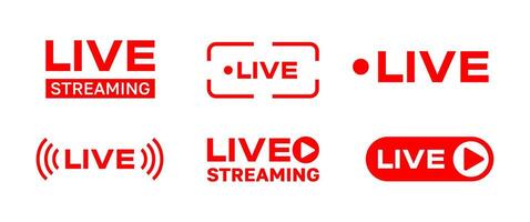 Isolated Live streaming icon design, Live Status tab illustration for Social media, Digital marketing graphic elements, Editable vector