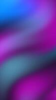Smooth gradient waves of purple, blue, and pink creating a dreamy abstract background video