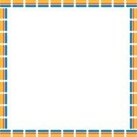 frame for text. Modern Art graphics for hipsters. Colorful stylish empty frame vector