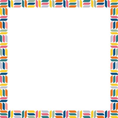 frame for text. Modern Art graphics for hipsters. Colorful stylish geometric empty frame.