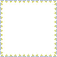 Blue mountains frame. Nature and camping landscape template. Empty frame box vector