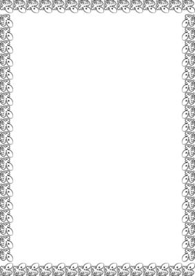 Octopus empty frame. sea life frame for text. Simple baby shower template element for design