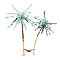 Hammock Side View 3D Render Illustration png