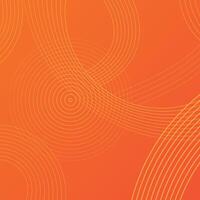 Abstract orange circular line pattern with dynamic waves and gradient background for modern design projects Fully editable, Fully manually created, EPS Pro vector