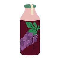 Colorful bottles and cans of various fruit drinks and beverage. Summer cold soft drinks and fruit juice. vector