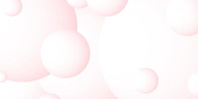 Abstract Background with Floating 3D Spheres vector