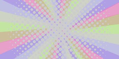 Multicolor Halftone Background in Pop Art vector