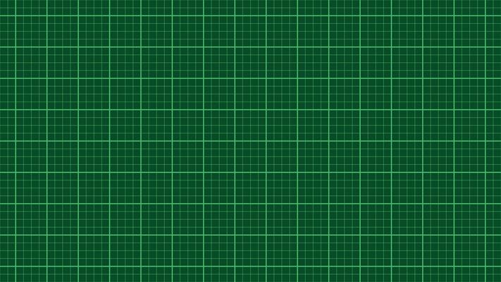 Green engineering grid pattern with square cells and light green lines, technical blueprint style seamless background, graph layout for schematic drawing, drafting, design, structure, paper