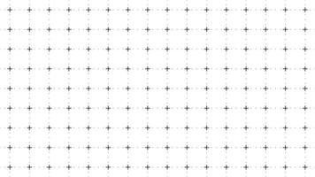 Minimal white grid with black cross markers and dotted lines, geometric graph paper texture, abstract technical grid for drawing, design, structure, schematic, background, seamless repeat pattern vector