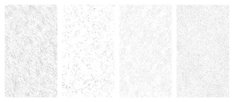 Subtle scratched texture elements on transparent background faded grunge overlay noise pack minimal scratch abstract dirty design surface editable monochrome white black vector