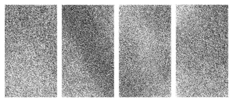 halftone stipple texture in black and white with dense dot grain pattern, retro abstract background element isolated on transparent background for digital design overlays vector