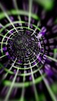 Vibrant Digital Data Vortex Loop video