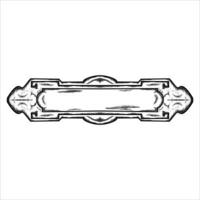 an illustration of a decorative plate vector