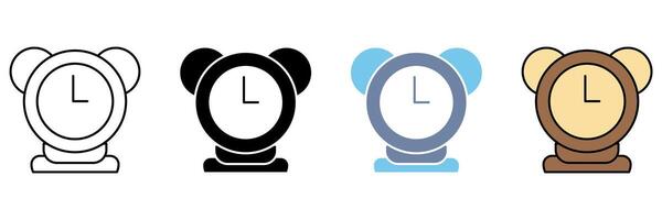 ALARM CLOCK concept line icon. Simple element illustration. vector