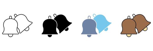bell concept line icon. Simple element illustration. vector