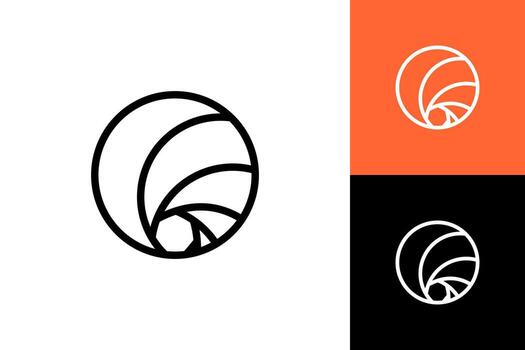 Circle round icon line thin outline circular shape isolated graphic vector