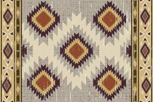 Beautiful embroidery Motif design pattern vector