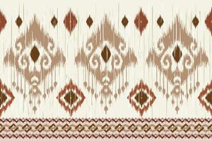 Beautiful embroidery Motif design in vintage color. vector