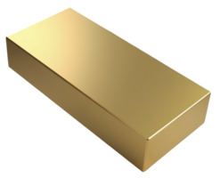 Gold bar embodies immense value, symbolizing wealth and prosperity png