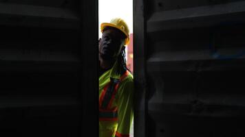 Engineers and technicians inspect the inside of containers and order repairs at the container manufacturing and storage site,96 photo