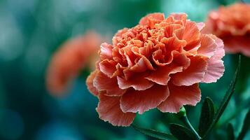 Vivid flower with sharp petal structure photo