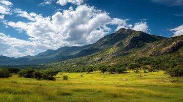 High resolution summer-nature with lush greenery photo
