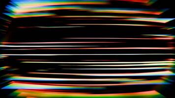 a black background with a rainbow colored pattern video