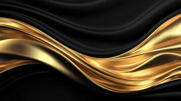 Detailed smooth wave style luxury abstract background photo in photorealistic quality