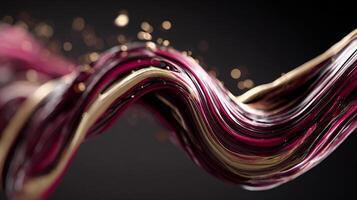 High resolution luxury background photo with smooth wave photorealistic textures
