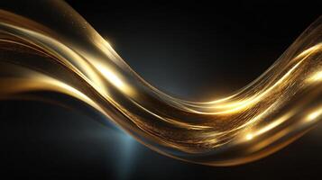 Detailed smooth wave textured luxury abstract background photo with photorealistic quality