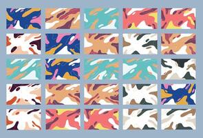 Colorful abstract patterns for design vector