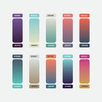 Beautiful gradient collection vector