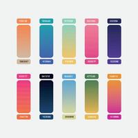 Color palette Color swatches vector