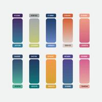 Colorful Gradient Palette Background vector