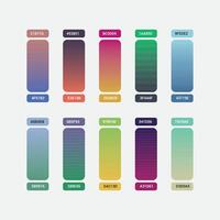 Mega set of vibrant colorful gradients background vector