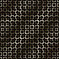 golden seamless ornamental luxury geometric pattern - outline art deco rich design. Repeatable elegant royal background. Symmetry endless print. vector