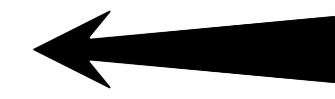 Left Pointing Traffic Arrow Road vector