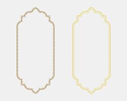 Beautiful line floral art frame and decorative text box layout set with elegant plant borders for high-end branding and covers vector
