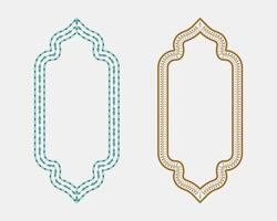 Luxury frame and decorative border text box set for elegant cover high branding element vector