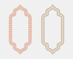 Creative frame and flower border art with text box combinations for presentation templates vector