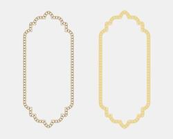 Ornate plant and flower frame design pack with editable text boxes for poster design, cards, and banner covers vector