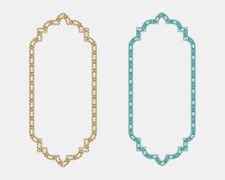 Botanical themed frame art design with floral borders, text box layouts perfect for event cards, poster backgrounds, and product design vector