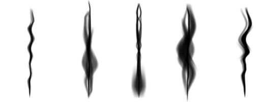 Abstract black and white shapes create a dynamic visual arrangement suitable for artistic interpretation. vector