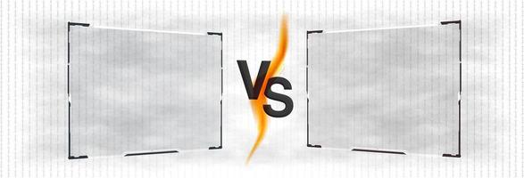 Comparison of two similar products highlighting differences and features for consumer decision-making. vector