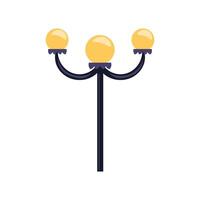 Design illustration of Cute lamp, hand drawn of beautifull branches lamp sticker or you can use it of element or resources vector