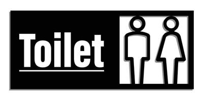 set bundle toilet sign printable public signage symbol wc simple black minimalist restroom area vector