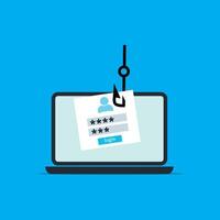 How to protect your online identity from hackers vector